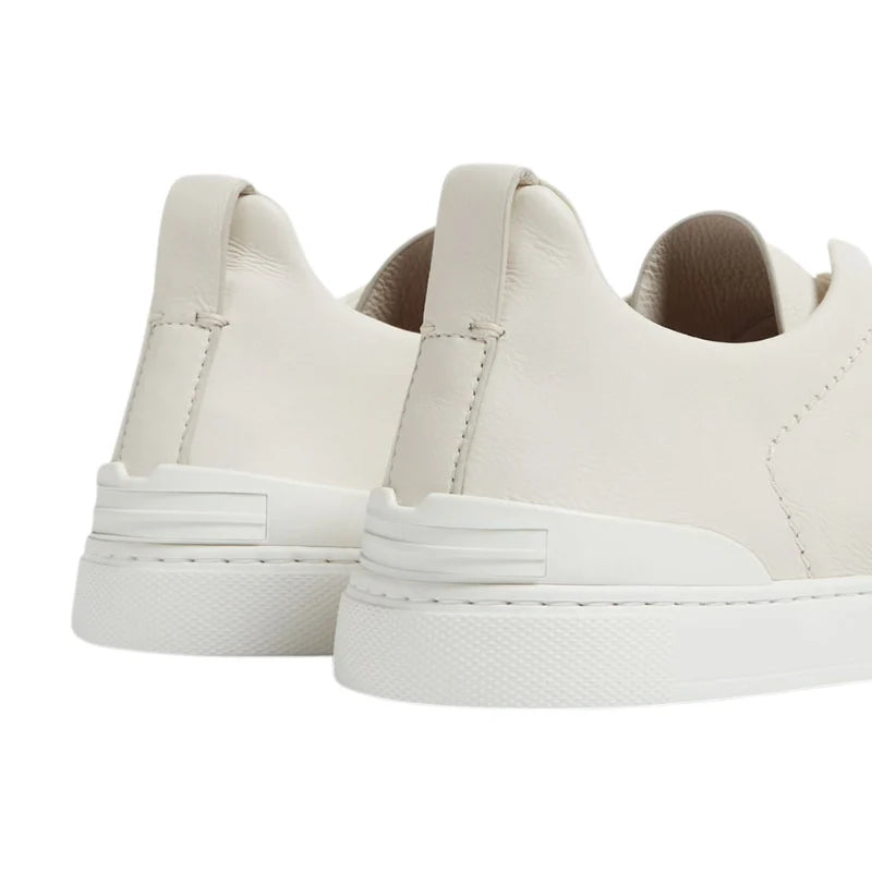 Zegna White Triple Stitch™ SECONDSKIN Sneakers