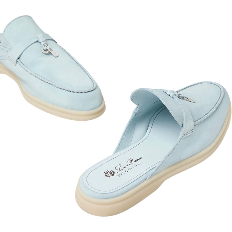 Loro piana Babouche Charms Walk Loafer'Spring Waterfall Melange (60BJ)'