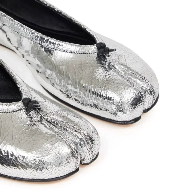 Maison Margiela Tabi Ballerina Cream Sliver