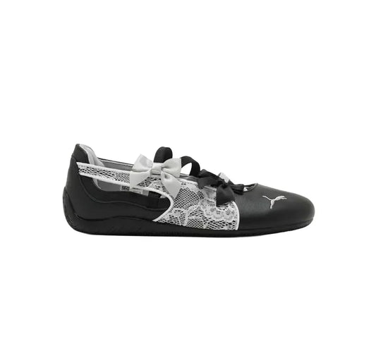 Puma Speedcat Ballet Laces Black White