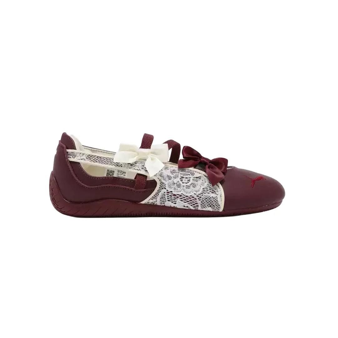 PUMA SPEEDCAT BALLET LACES RUBY SHIMMER IVORY