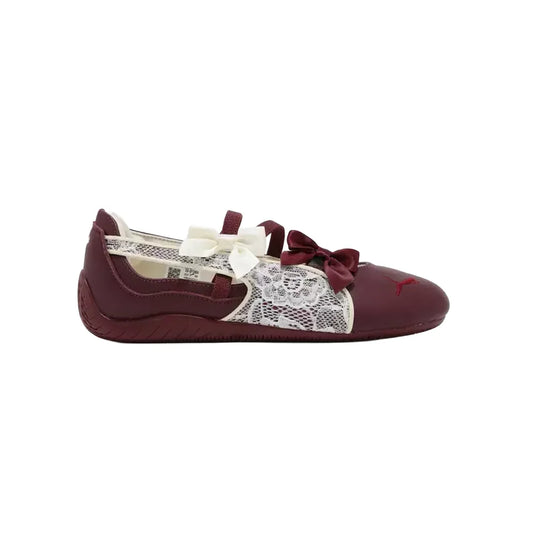 PUMA SPEEDCAT BALLET LACES RUBY SHIMMER IVORY