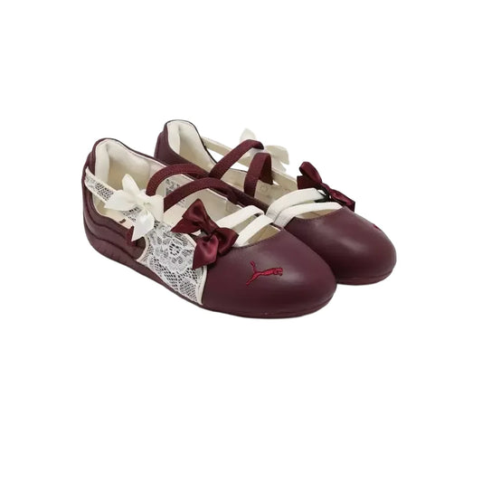 PUMA SPEEDCAT BALLET LACES RUBY SHIMMER IVORY
