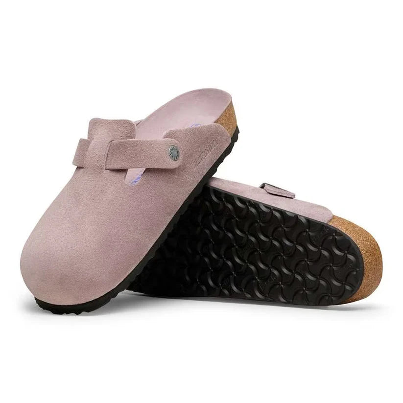Birkenstock Boston Faded Purple Tonal