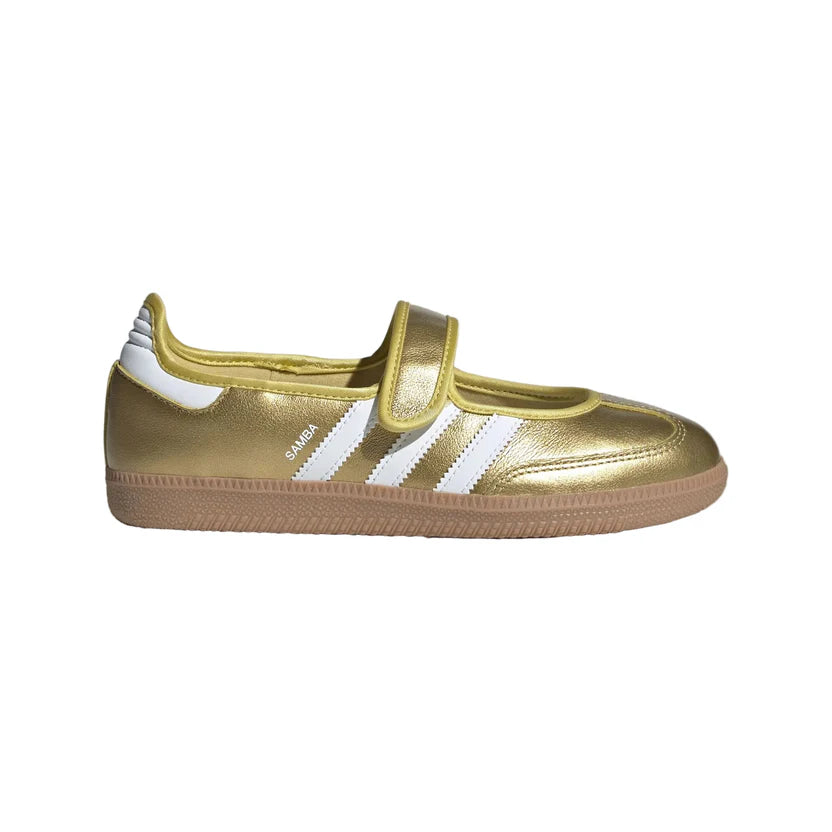 Adidas Samba Jane Shoes Gold Metallic