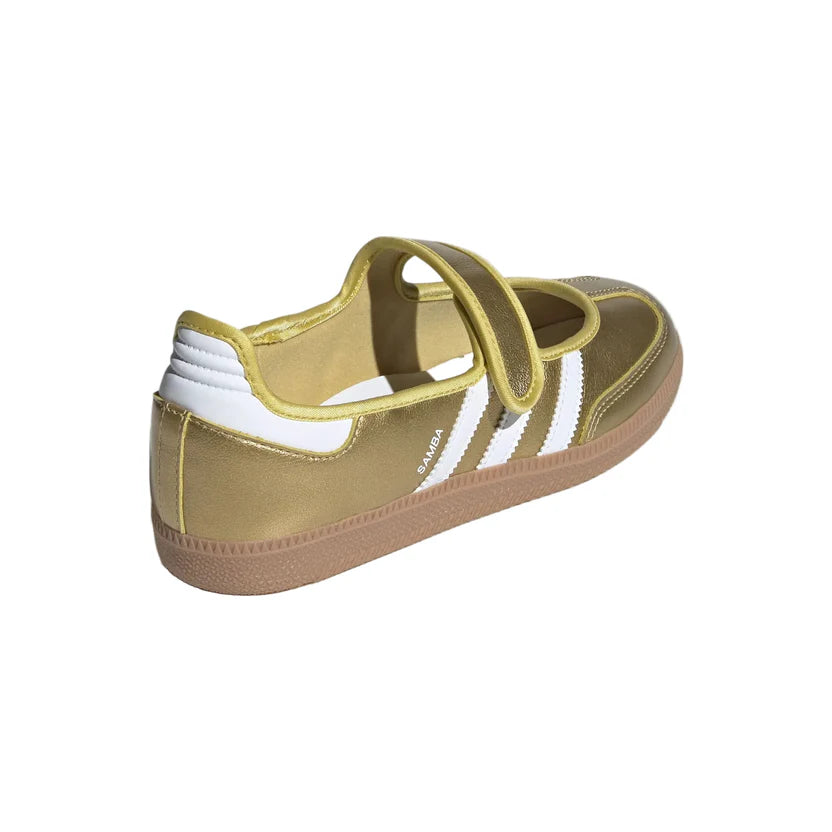 Adidas Samba Jane Shoes Gold Metallic