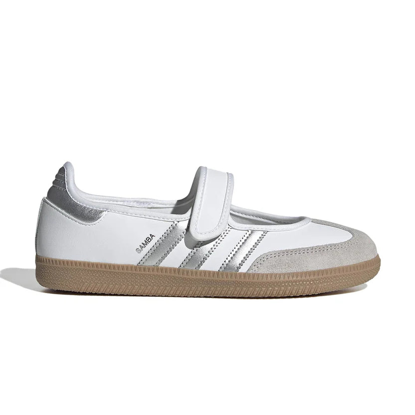 Adidas Samba Jane White Sliver Metallic