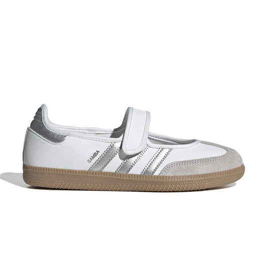 Adidas Samba Jane White Sliver Metallic
