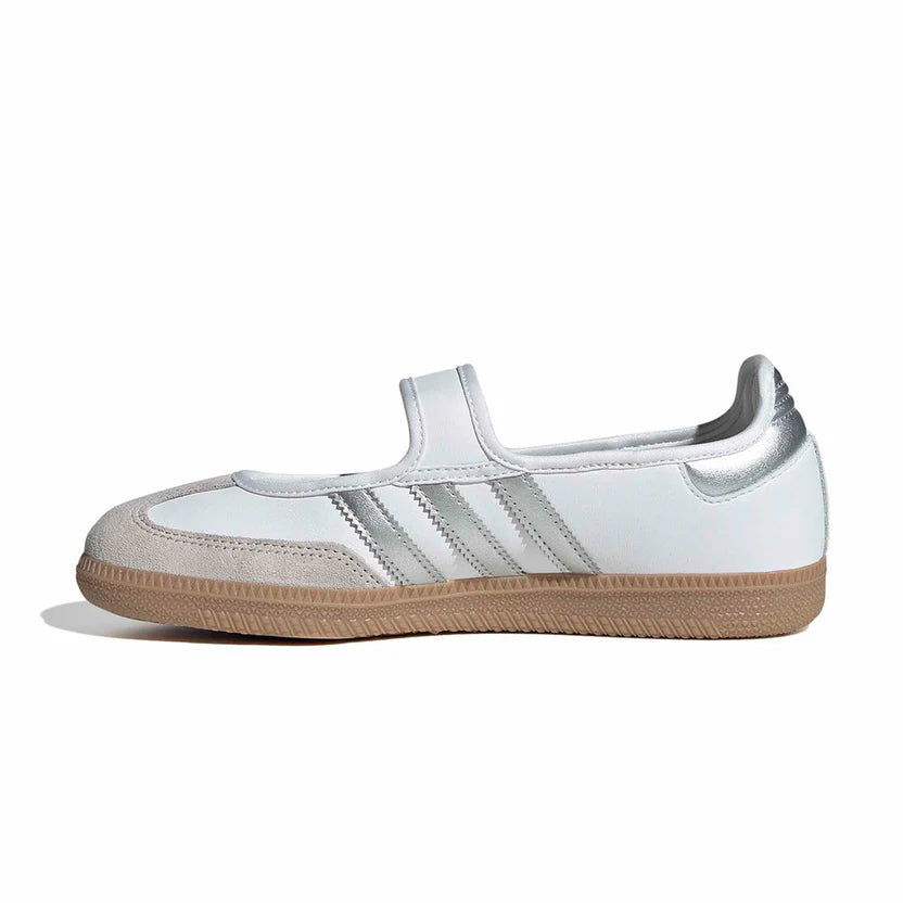 Adidas Samba Jane White Sliver Metallic