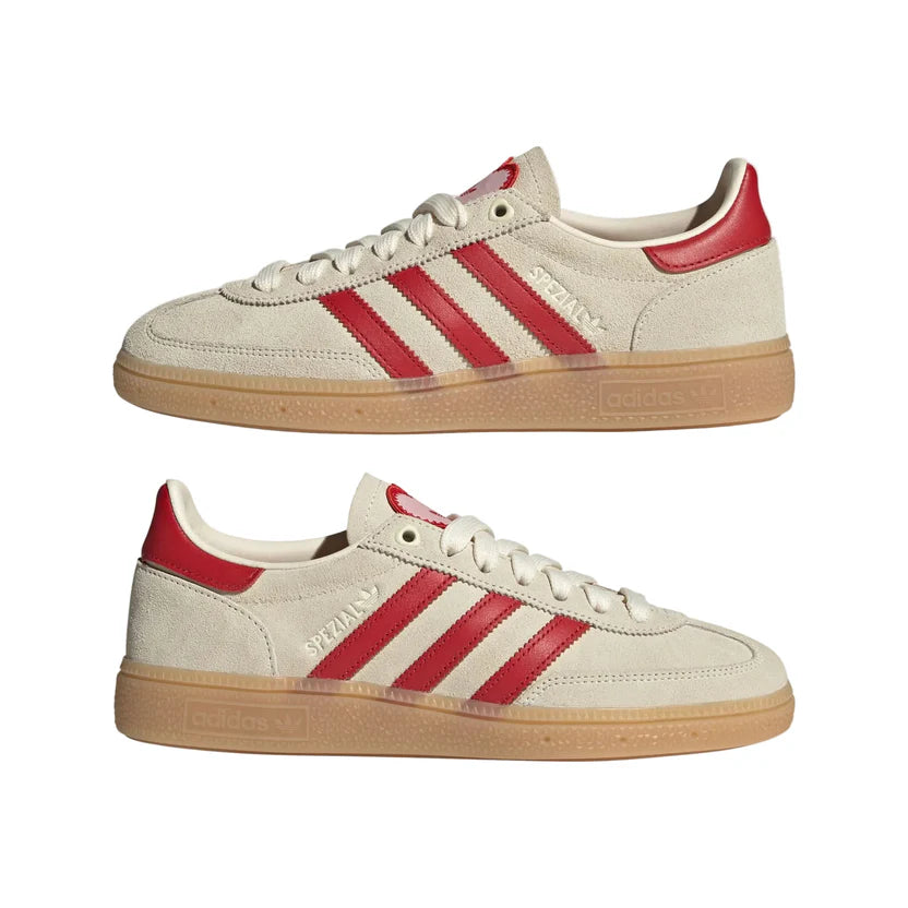 Adidas handball spezial shoes cream white / Better Scarlet / Sandy Pink