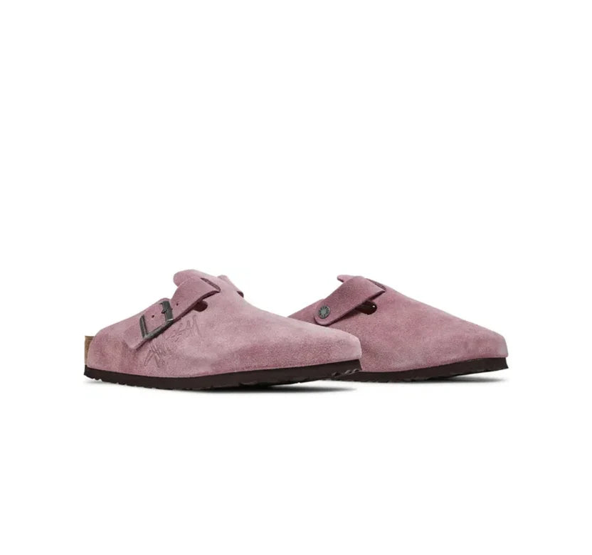 Stussy X Birkenstock Boston Bs Pink