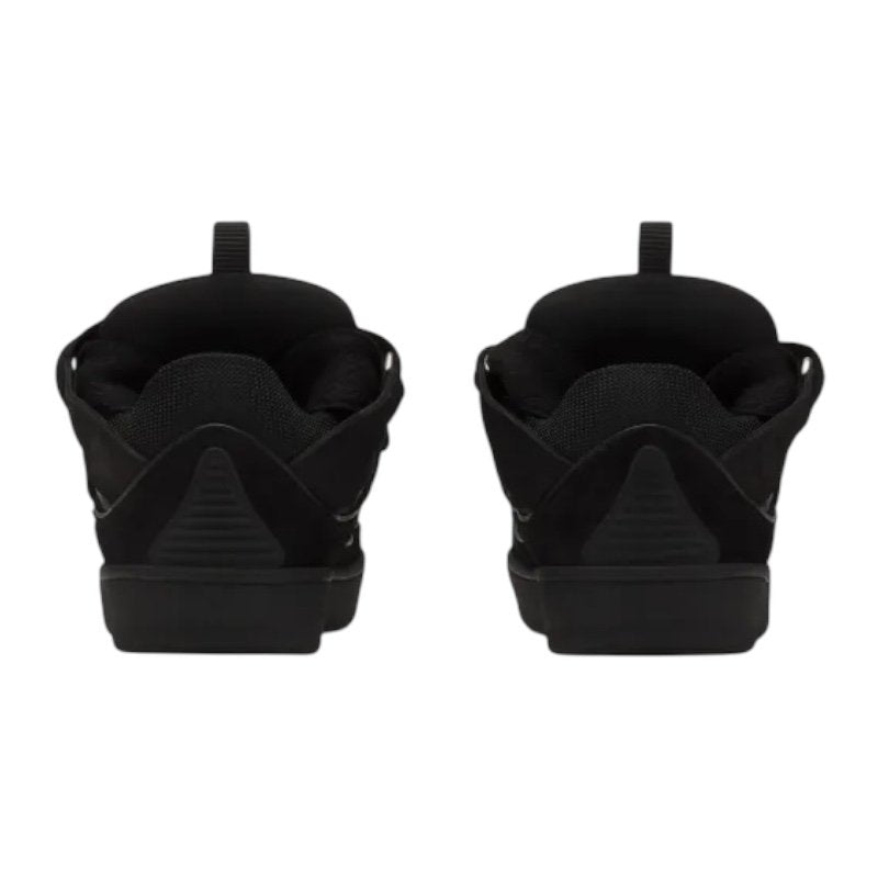 Lanvin ‘Curb’ Leather Blend Sneakers in Black