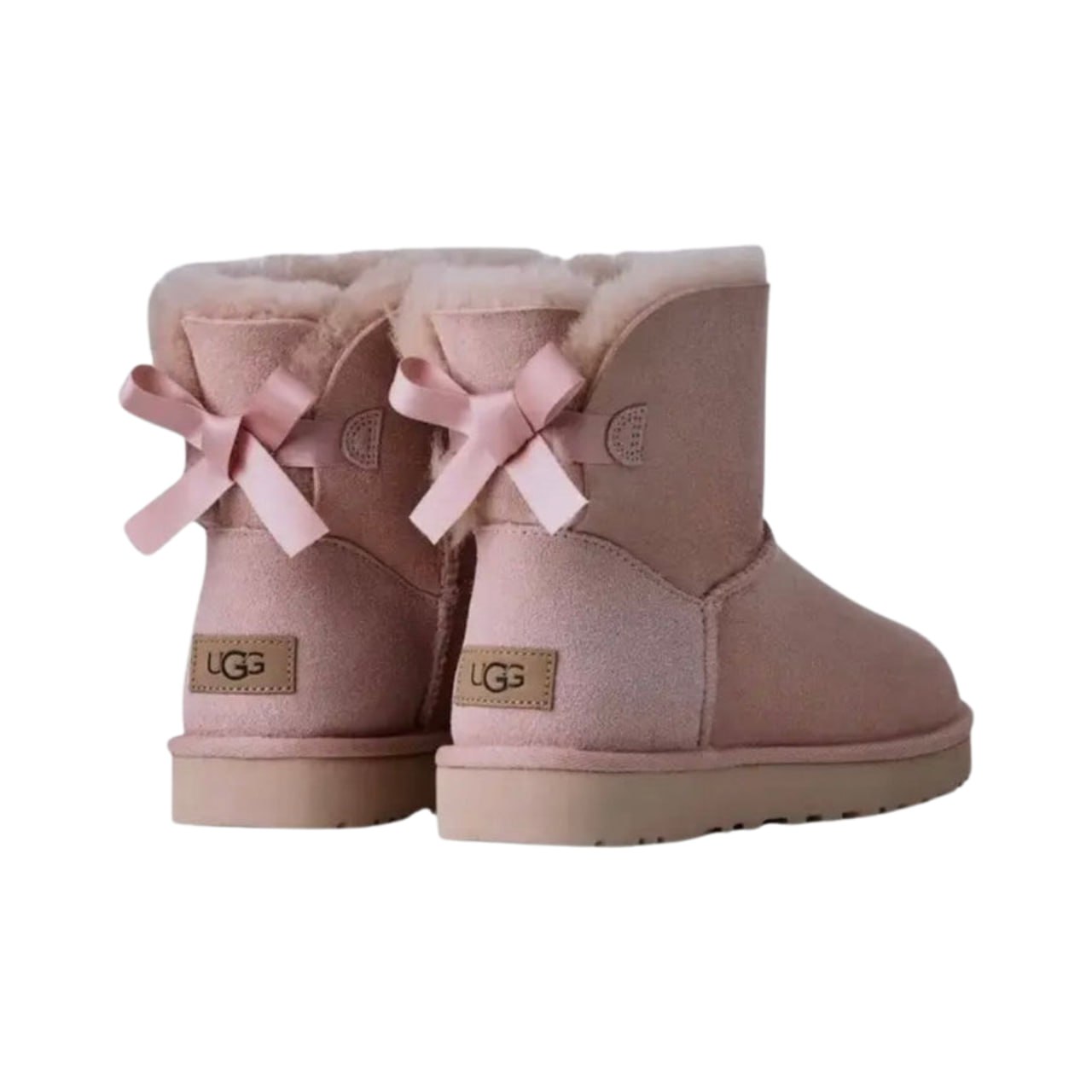 UGG Mini Bailey Bow Pink Boots